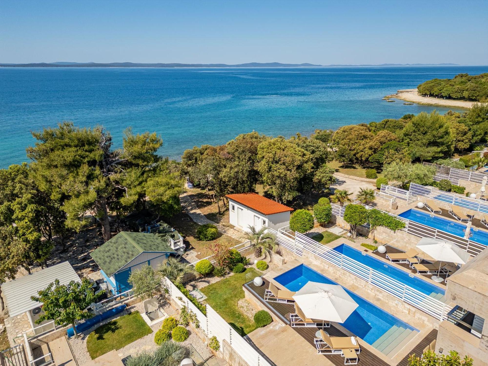 Villa Oleander Zadarvillas Petrcane Bagian luar foto